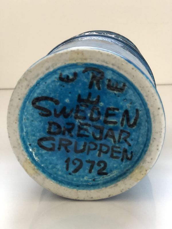 Vintage unika keramikkvase Rørstrand