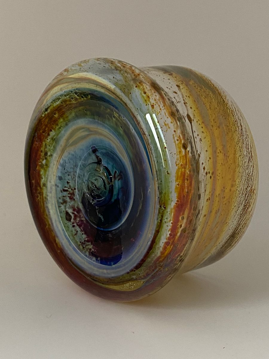 Glasskål lusterglans Isle of Wight Glass