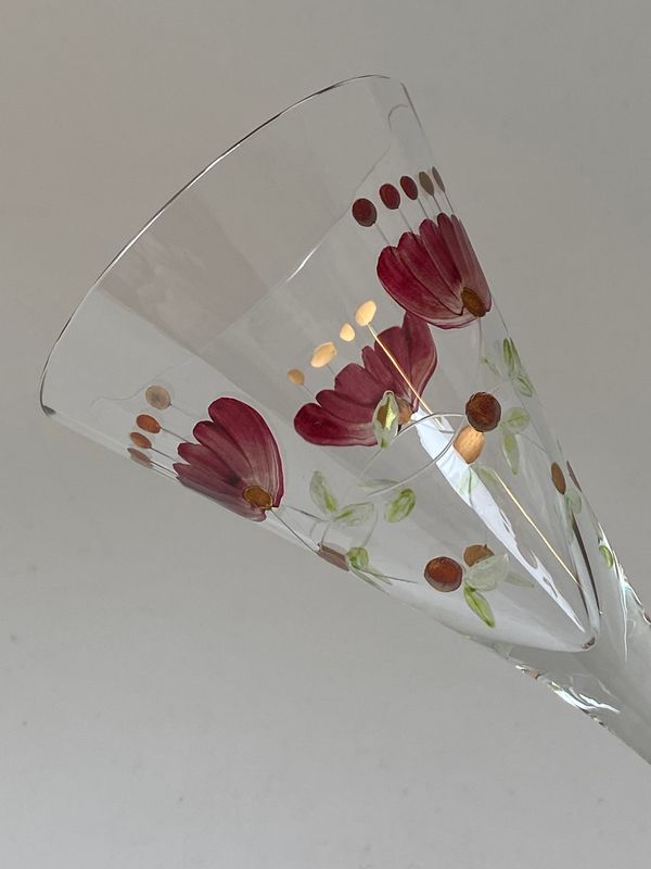 Laura Ashley champagne glass 