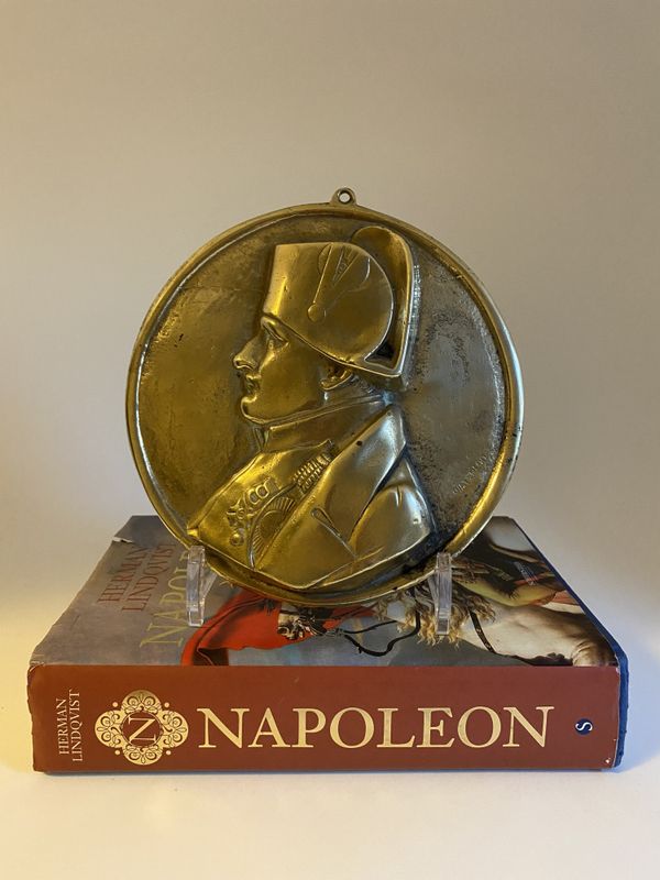 Relieff i messing Keiser Napoleon
