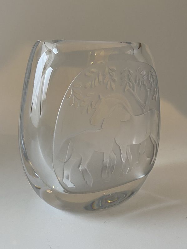 Vintage vase Hadeland Lars Fletre 