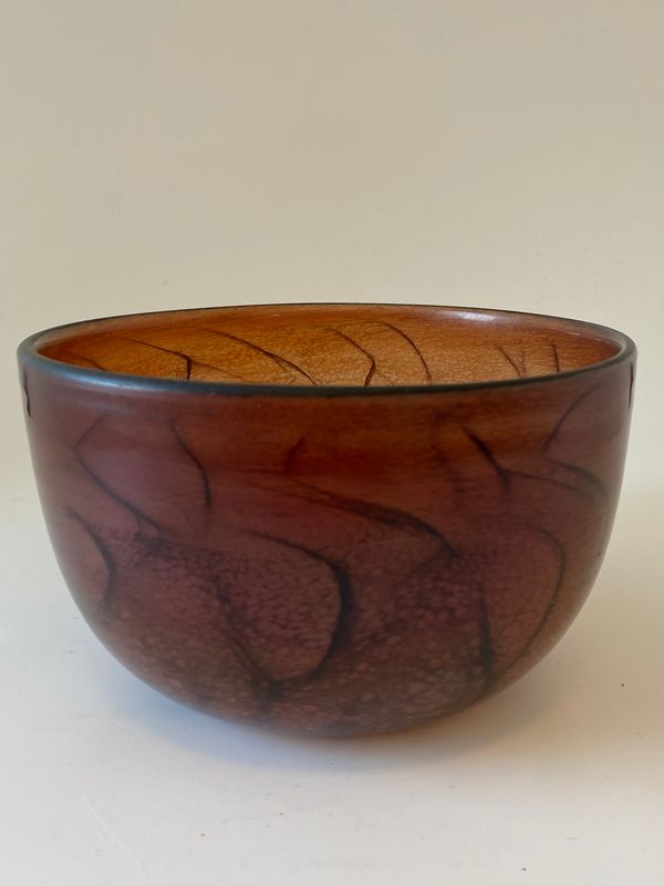 Kunstglass Willy Johansson signert 