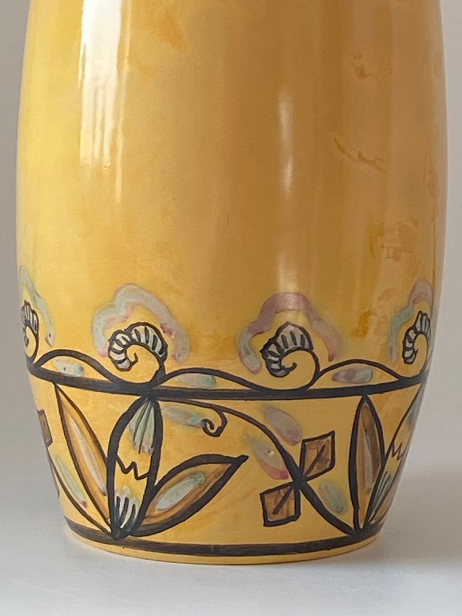 Staselig vase Egersund fajanse Theodor Friestad