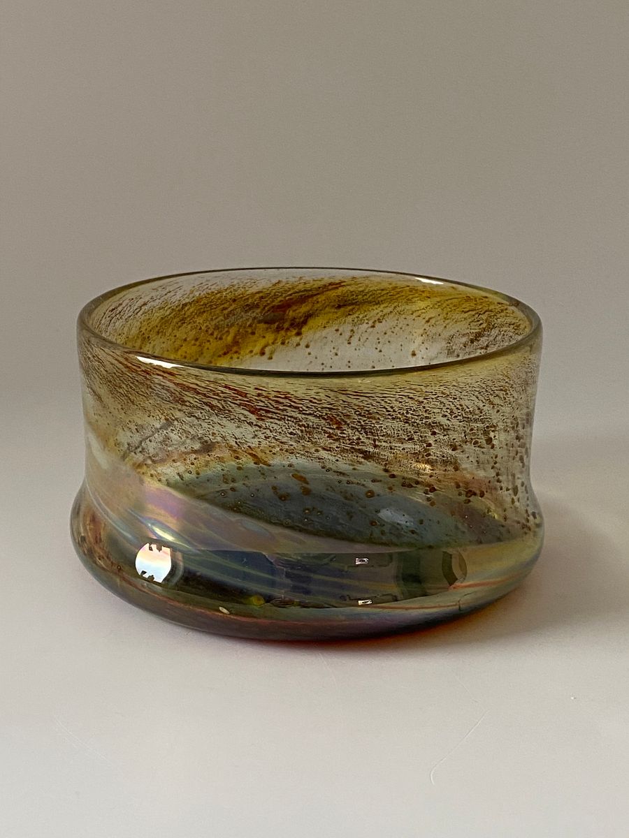Glasskål lusterglans Isle of Wight Glass
