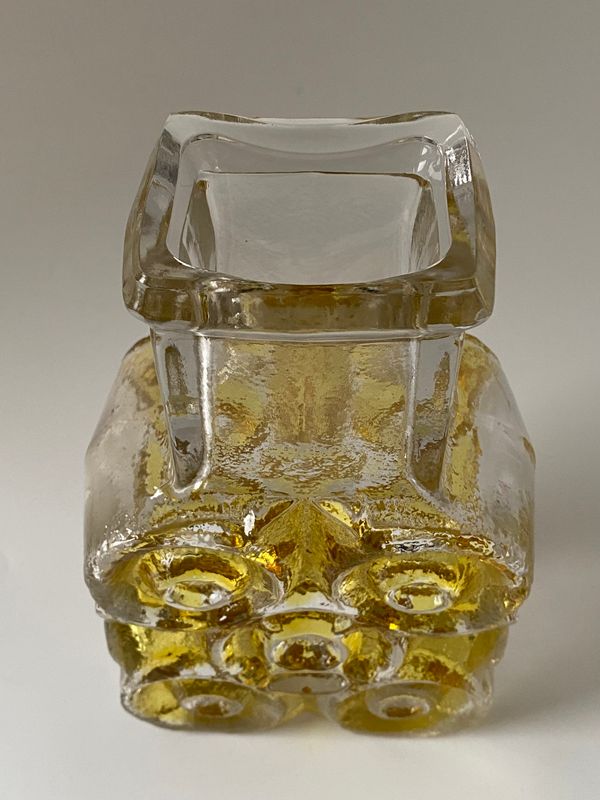 Kraftig Iceglass vase Lars Hellsten   