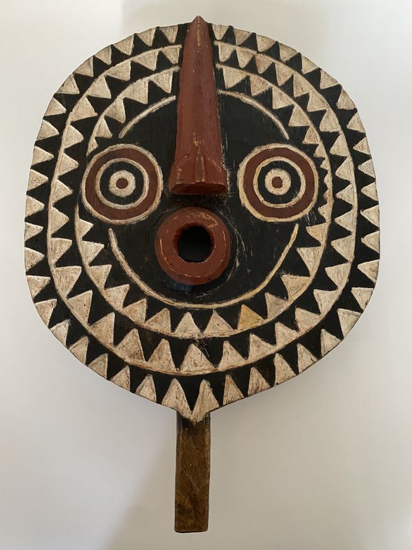 Afrikansk vintage solmaske 