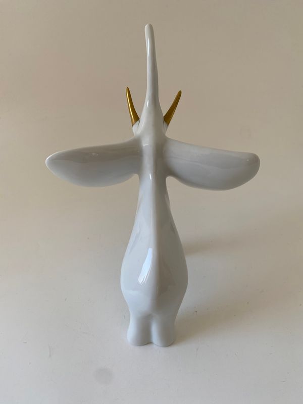 Elegant liten elefant porselen  