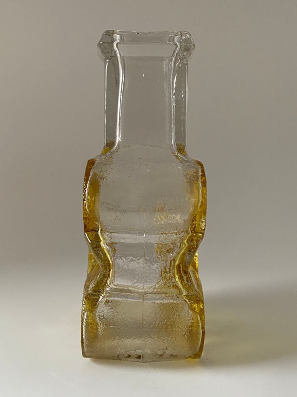 Kraftig Iceglass vase Lars Hellsten   