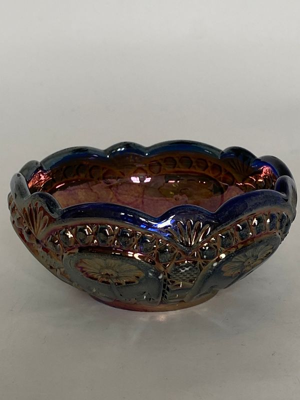 Små vintage boller i Carnivalglass